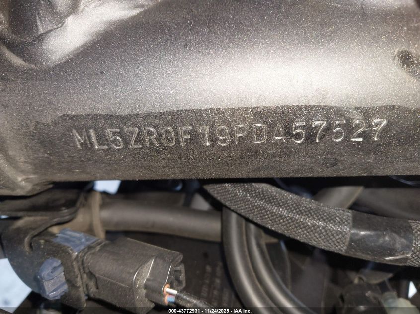 2023 Kawasaki Zr900 F VIN: ML5ZRDF19PDA57527 Lot: 43772931