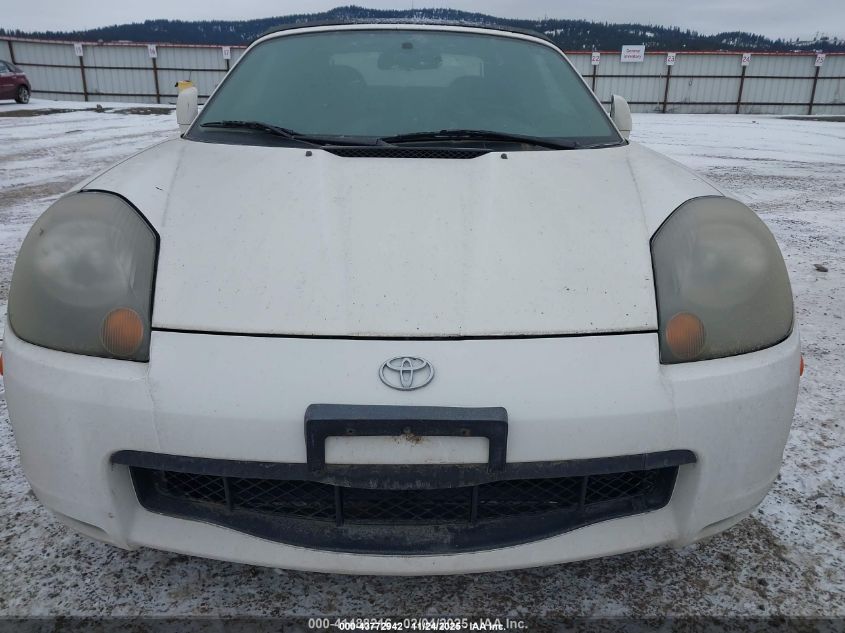 2000 Toyota Mr2 Spyder VIN: JTDFR3207Y0009157 Lot: 43772942