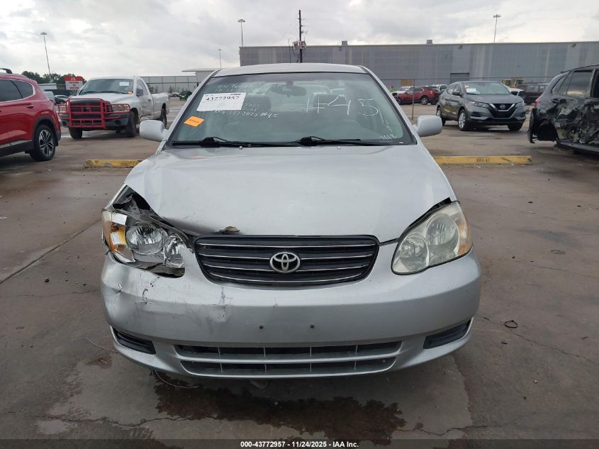 2004 Toyota Corolla Le VIN: 2T1BR32E94C317618 Lot: 43772957