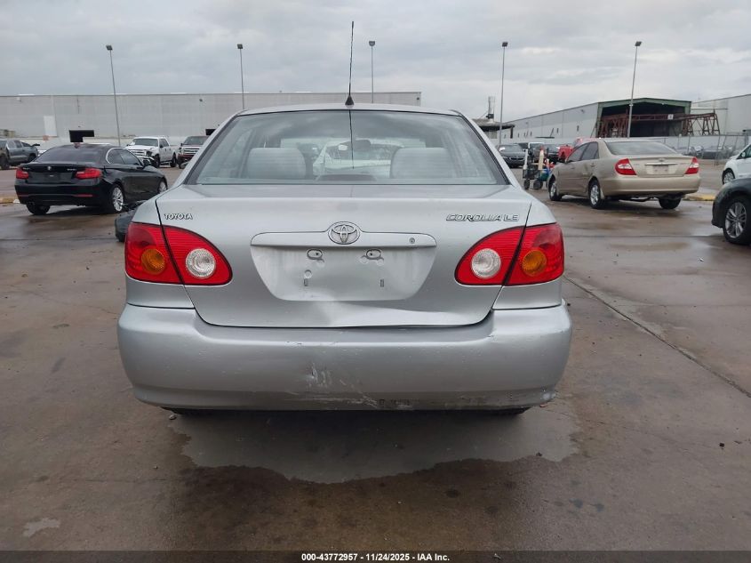 2004 Toyota Corolla Le VIN: 2T1BR32E94C317618 Lot: 43772957