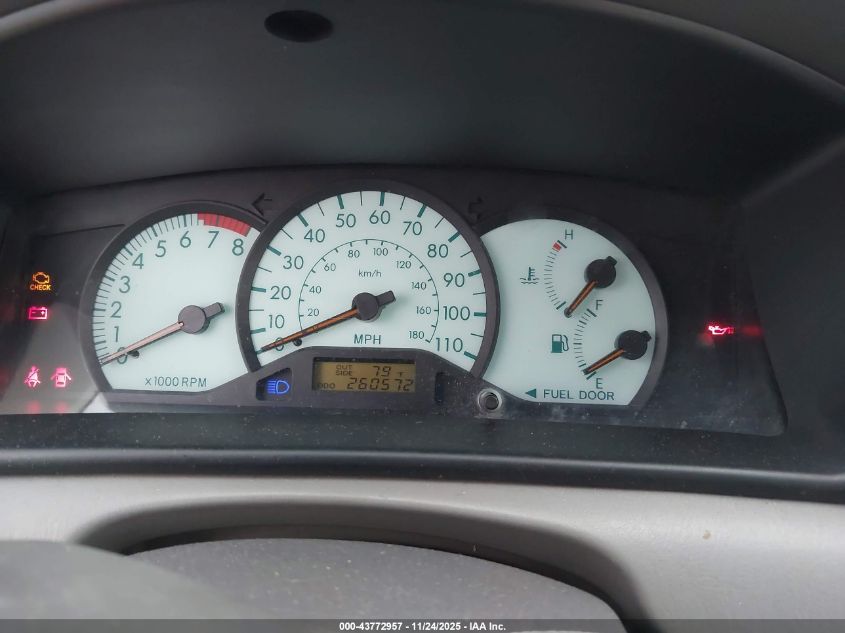 2004 Toyota Corolla Le VIN: 2T1BR32E94C317618 Lot: 43772957