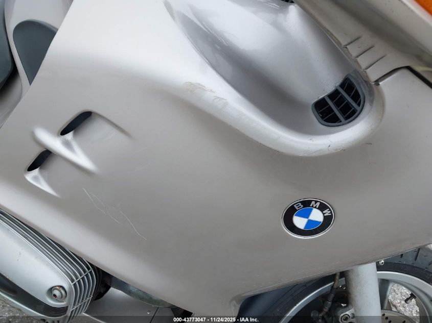 2001 BMW R1100 Rt VIN: WB10418A01ZT70155 Lot: 43773047