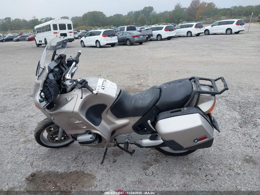 2001 BMW R1100 Rt VIN: WB10418A01ZT70155 Lot: 43773047