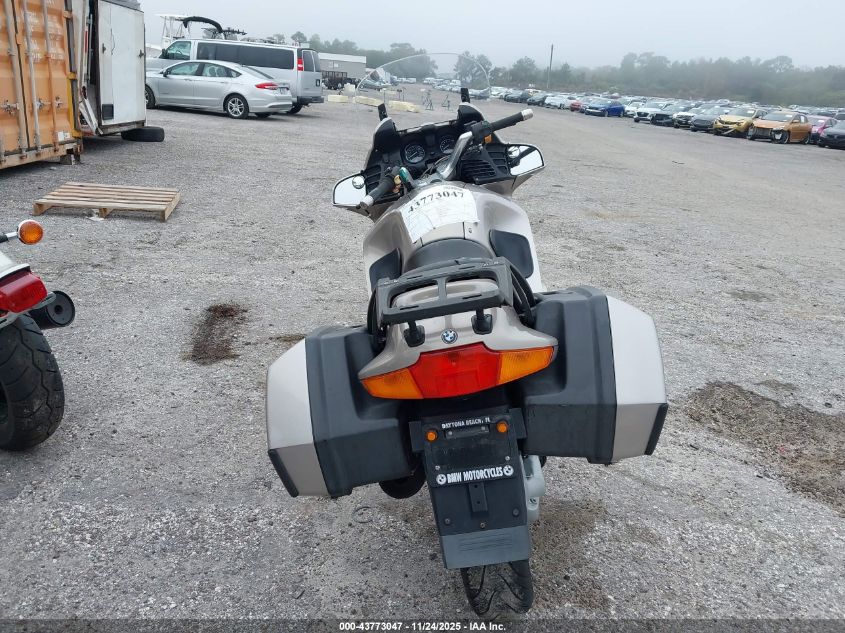 2001 BMW R1100 Rt VIN: WB10418A01ZT70155 Lot: 43773047