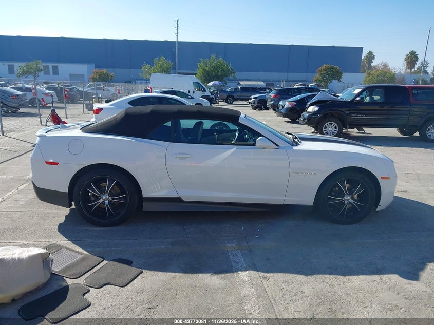 2013 Chevrolet Camaro 2Lt VIN: 2G1FC3D30D9245280 Lot: 43773081