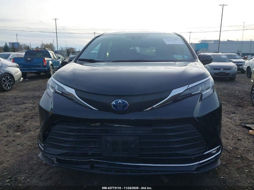 2022 Toyota Sienna Xle VIN: 5TDYSKFC4NS044257 Lot: 43773110