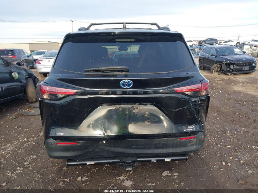 2022 Toyota Sienna Xle VIN: 5TDYSKFC4NS044257 Lot: 43773110
