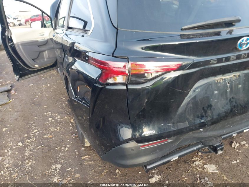 2022 Toyota Sienna Xle VIN: 5TDYSKFC4NS044257 Lot: 43773110