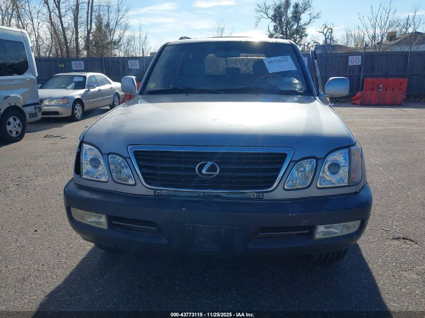 2001 Lexus Lx 470 VIN: JTJHT00W113504679 Lot: 43773115