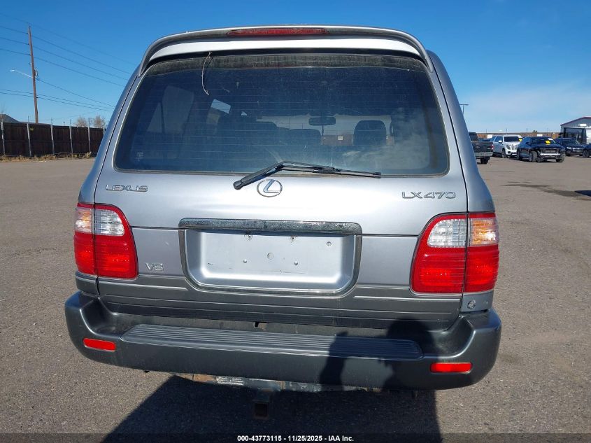 2001 Lexus Lx 470 VIN: JTJHT00W113504679 Lot: 43773115
