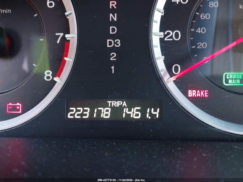 2008 Honda Accord 2.4 Ex-L VIN: 1HGCP26858A009981 Lot: 43773135