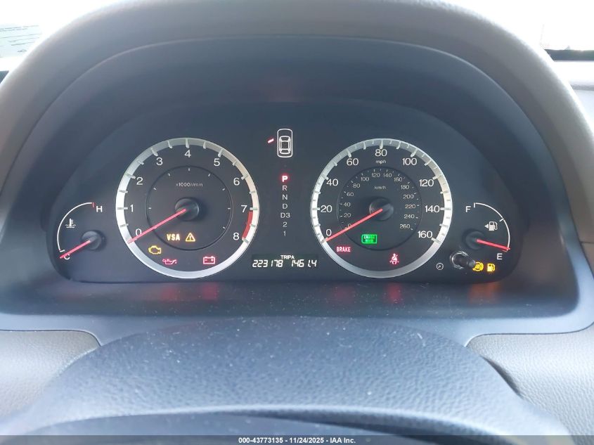 2008 Honda Accord 2.4 Ex-L VIN: 1HGCP26858A009981 Lot: 43773135