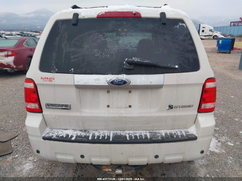 2009 Ford Escape Hybrid Limited VIN: 1FMCU59389KA99174 Lot: 43773149