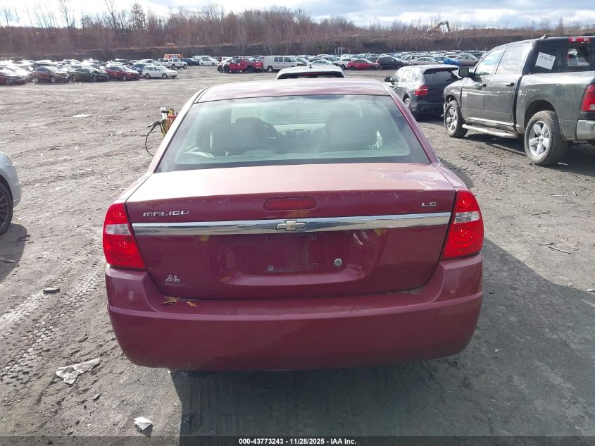 2007 Chevrolet Malibu Ls VIN: 1G1ZS58F57F179210 Lot: 43773243