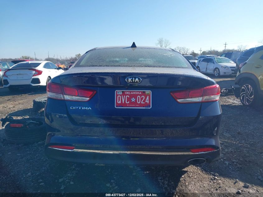 2018 Kia Optima Lx VIN: 5XXGT4L34JG267158 Lot: 43773427
