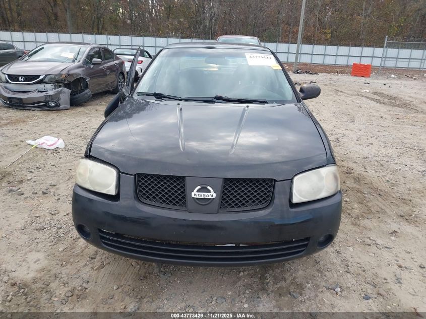 2006 Nissan Sentra 1.8S VIN: 3N1CB51D86L635519 Lot: 43773429