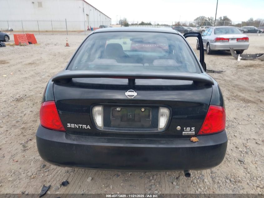 2006 Nissan Sentra 1.8S VIN: 3N1CB51D86L635519 Lot: 43773429