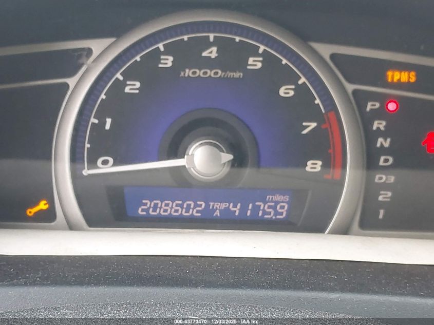 2008 Honda Civic Ex VIN: 1HGFA16898L097804 Lot: 43773470