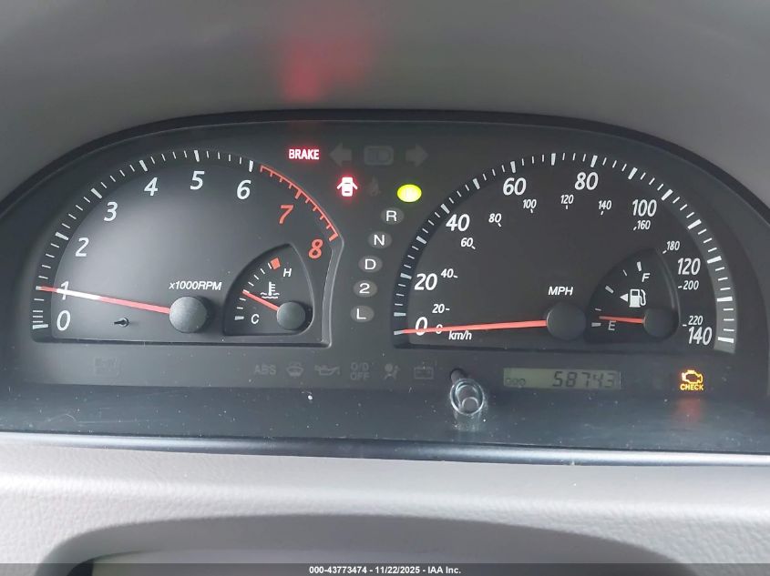 2004 Toyota Camry Le VIN: 4T1BE32K54U313789 Lot: 43773474