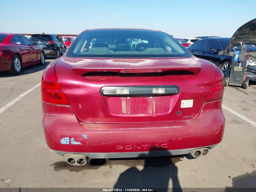 2004 Pontiac Grand Prix Gtp VIN: 2G2WR524941102408 Lot: 43773512