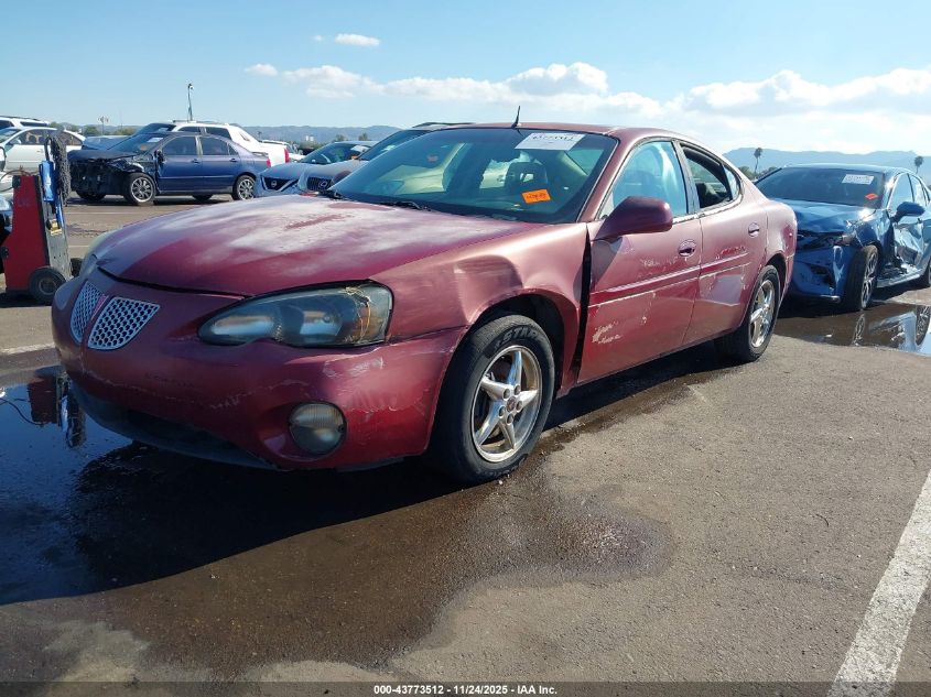 2004 Pontiac Grand Prix Gtp VIN: 2G2WR524941102408 Lot: 43773512