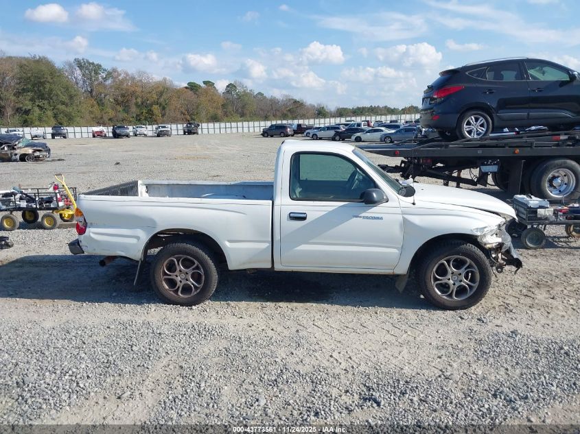 2004 Toyota Tacoma VIN: 5TENL42N04Z403382 Lot: 43773561