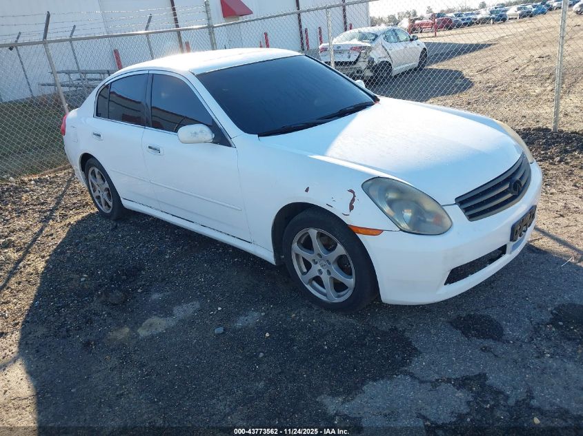 2005 Infiniti G35X