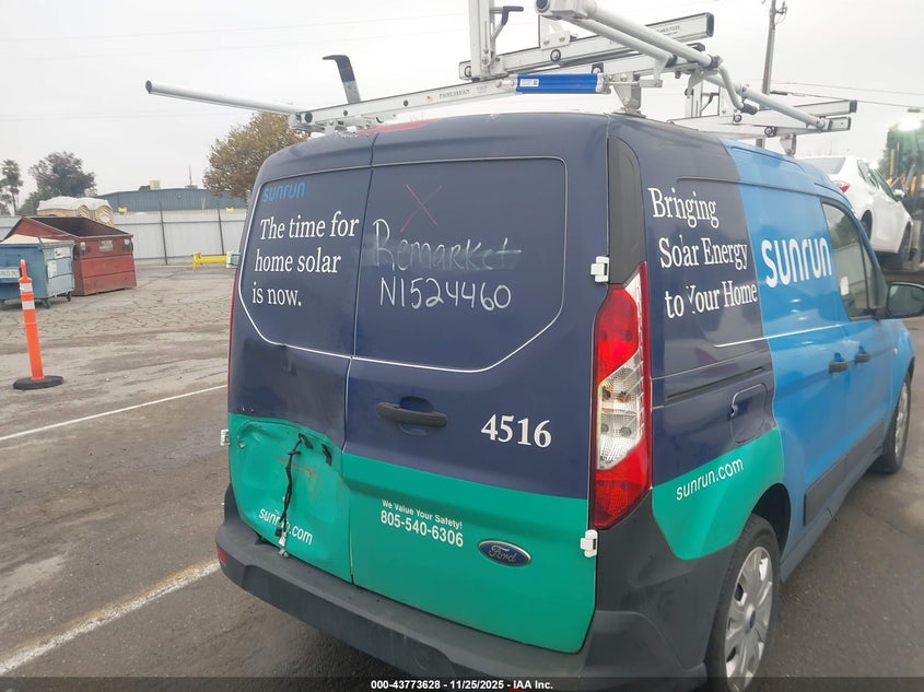 2022 Ford Transit Connect Xl VIN: NM0LS6S21N1524460 Lot: 43773628