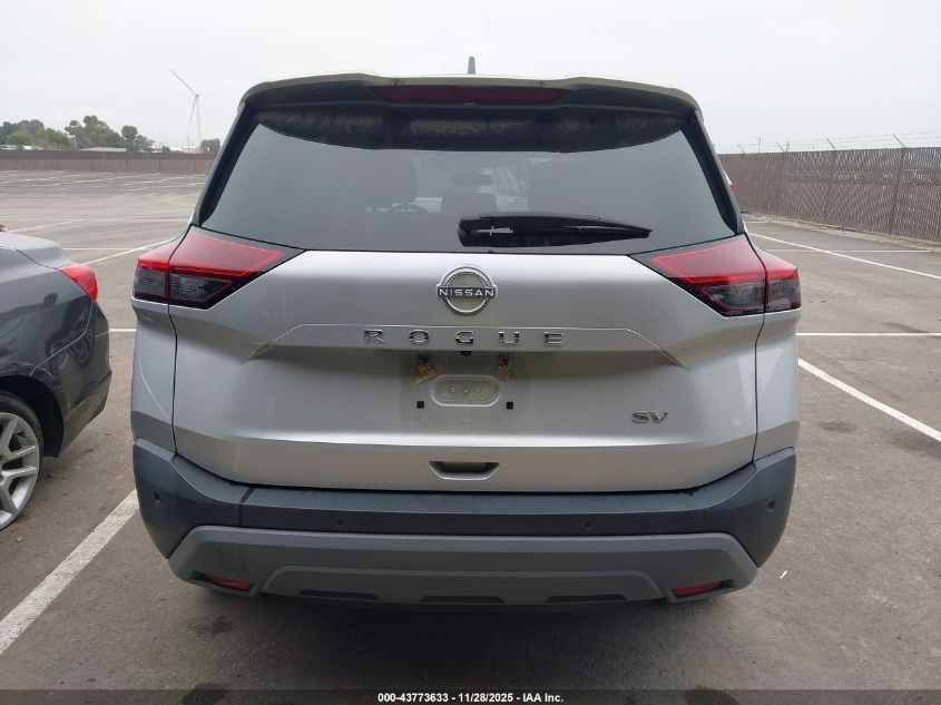 2022 Nissan Rogue Sv Fwd VIN: 5N1BT3BA4NC734374 Lot: 43773633