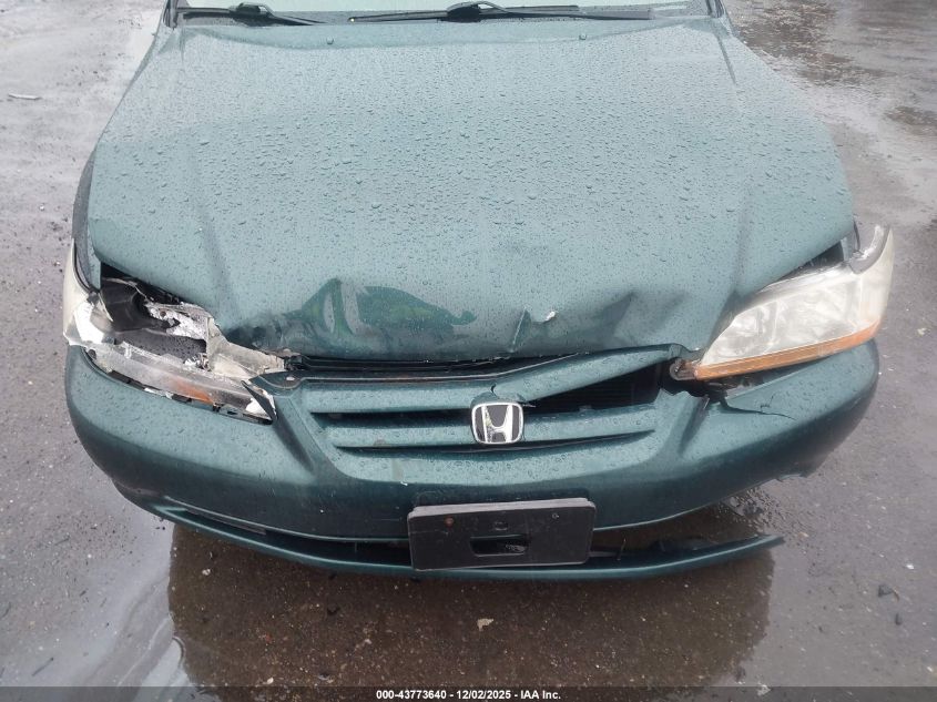 2002 Honda Accord 3.0 Ex VIN: 1HGCG16512A009600 Lot: 43773640
