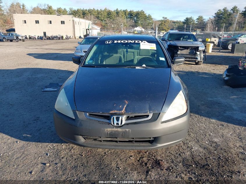 2003 Honda Accord 2.4 Lx VIN: 1HGCM56383A018603 Lot: 43773662