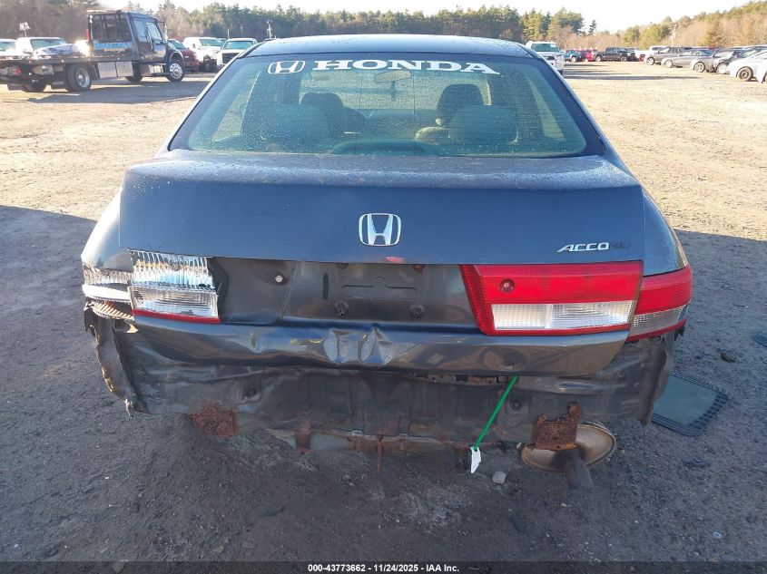 2003 Honda Accord 2.4 Lx VIN: 1HGCM56383A018603 Lot: 43773662