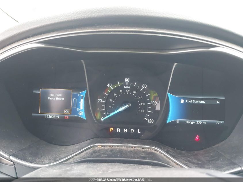 2017 Ford Fusion Hybrid Se VIN: 3FA6P0LU4HR286540 Lot: 43773676