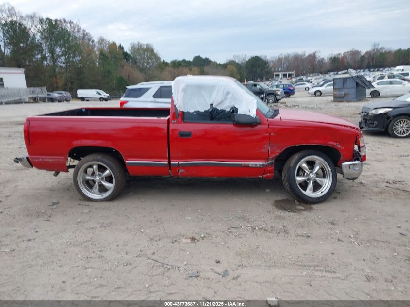 1998 GMC Sierra 1500 Sl Wideside VIN: 1GTEC14R2WZ510432 Lot: 43773687