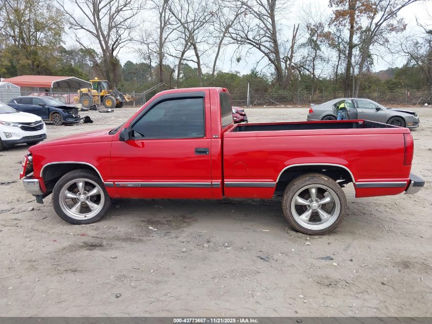 1998 GMC Sierra 1500 Sl Wideside VIN: 1GTEC14R2WZ510432 Lot: 43773687