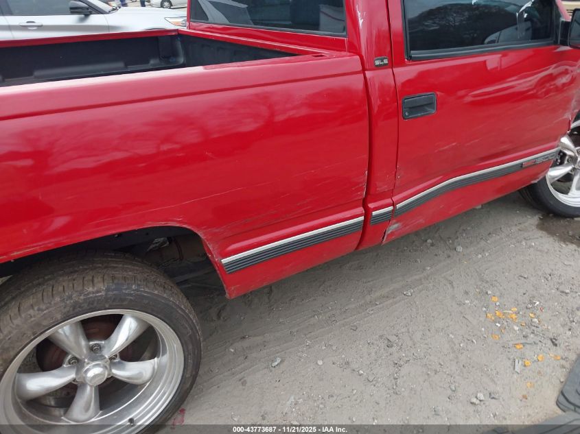 1998 GMC Sierra 1500 Sl Wideside VIN: 1GTEC14R2WZ510432 Lot: 43773687