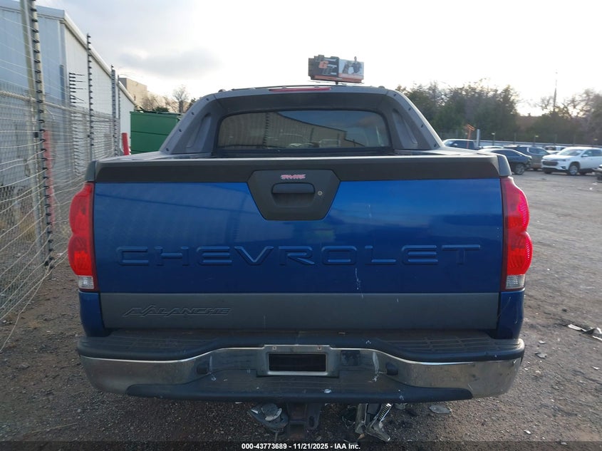 2004 Chevrolet Avalanche 1500 VIN: 3GNEC12T74G112121 Lot: 43773689