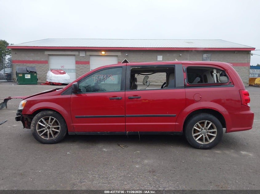 2013 Dodge Grand Caravan Se VIN: 2C4RDGBG7DR588179 Lot: 43773736