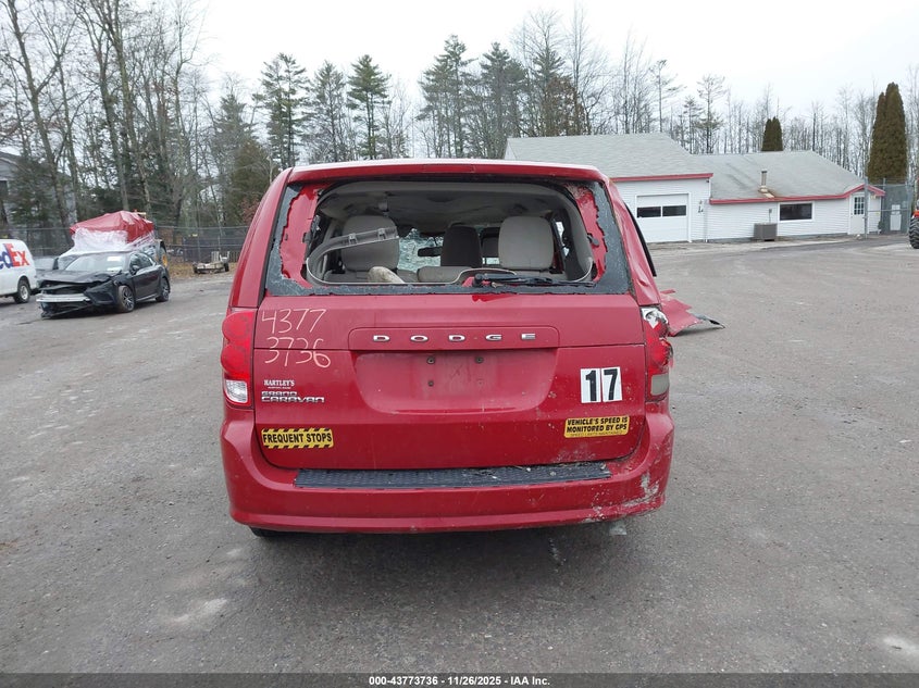 2013 Dodge Grand Caravan Se VIN: 2C4RDGBG7DR588179 Lot: 43773736