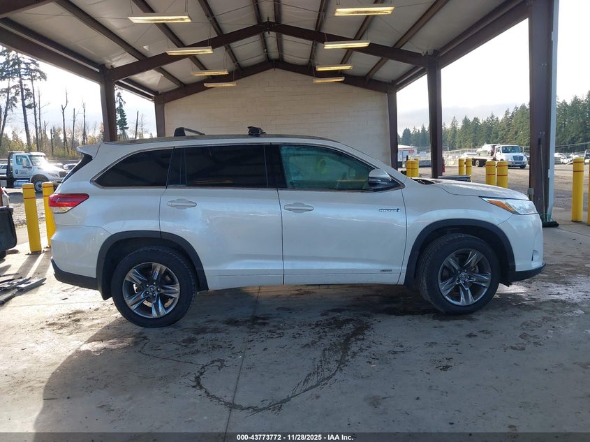 2018 Toyota Highlander Hybrid Xle VIN: 5TDJGRFH1JS049255 Lot: 43773772