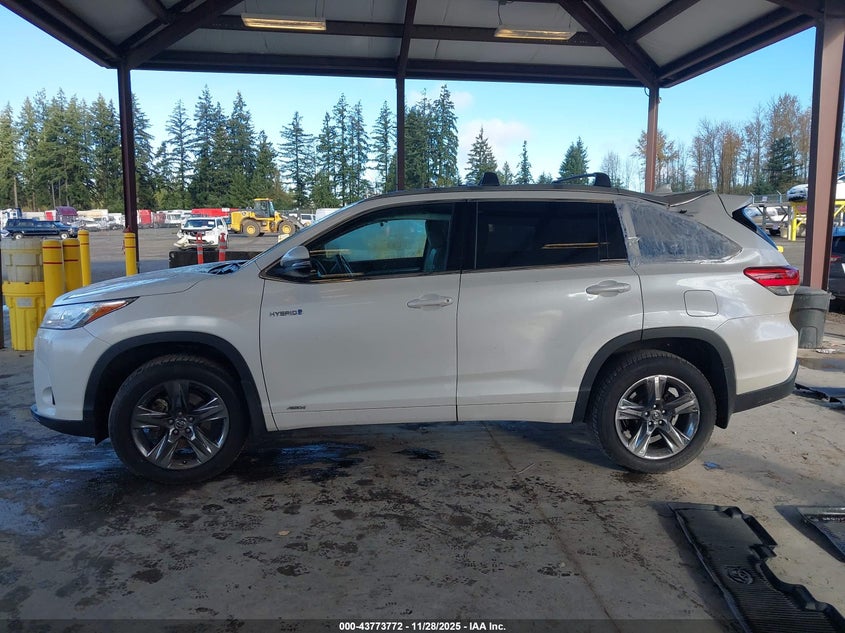 2018 Toyota Highlander Hybrid Xle VIN: 5TDJGRFH1JS049255 Lot: 43773772