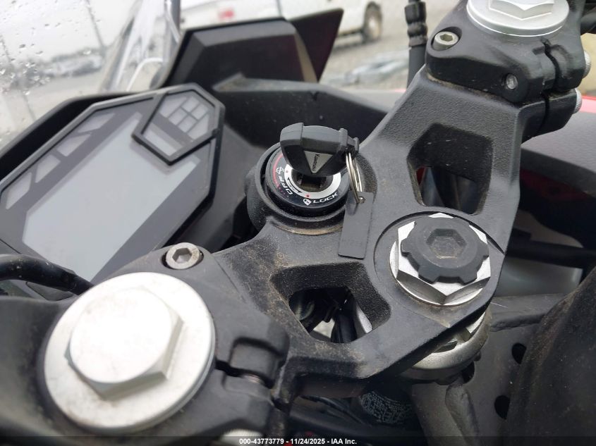 2025 Kawasaki Ex500 VIN: ML5EXGG17SDA41906 Lot: 43773779