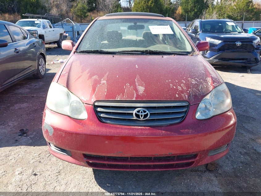 2004 Toyota Corolla Le VIN: 1NXBR32E34Z209316 Lot: 43773794