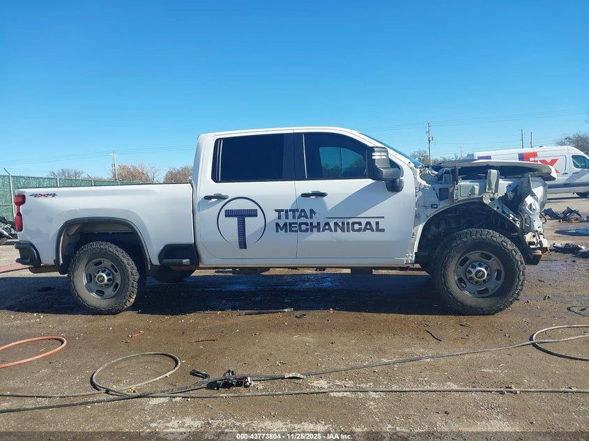 2021 Chevrolet Silverado 2500Hd 2Wd Long Bed Wt VIN: 1GC0WLE75MF221957 Lot: 43773804