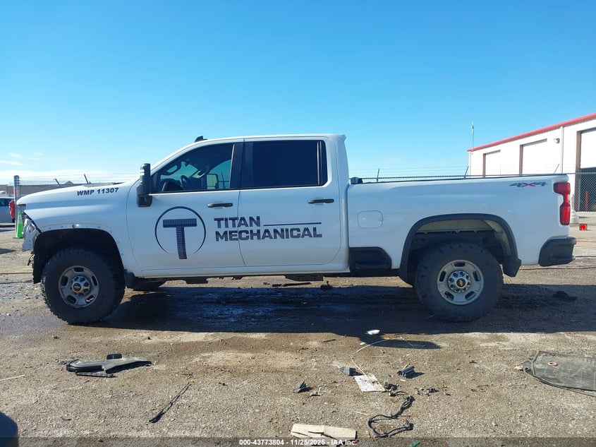 2021 Chevrolet Silverado 2500Hd 2Wd Long Bed Wt VIN: 1GC0WLE75MF221957 Lot: 43773804