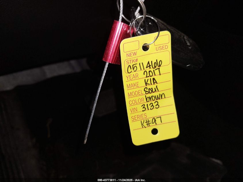 2017 Kia Soul + VIN: KNDJP3A55H7473133 Lot: 43773811