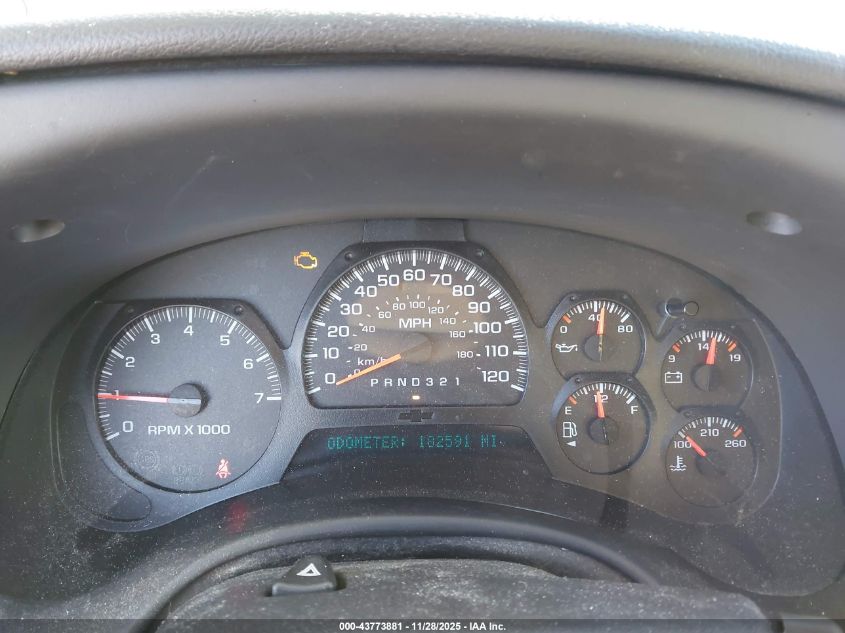 2007 Chevrolet Trailblazer Lt VIN: 1GNDT13S872306672 Lot: 43773881