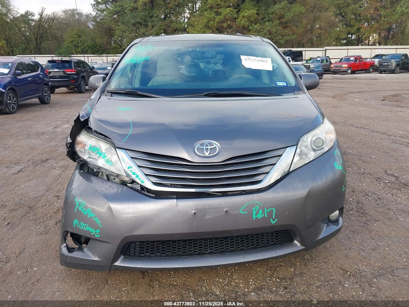 2011 Toyota Sienna Xle V6 VIN: 5TDYK3DC2BS151439 Lot: 43773903