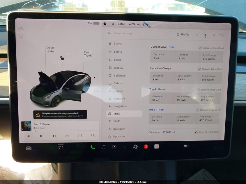 2021 Tesla Model 3 Standard Range Plus Rear-Wheel Drive VIN: 5YJ3E1EA3MF991451 Lot: 43773972