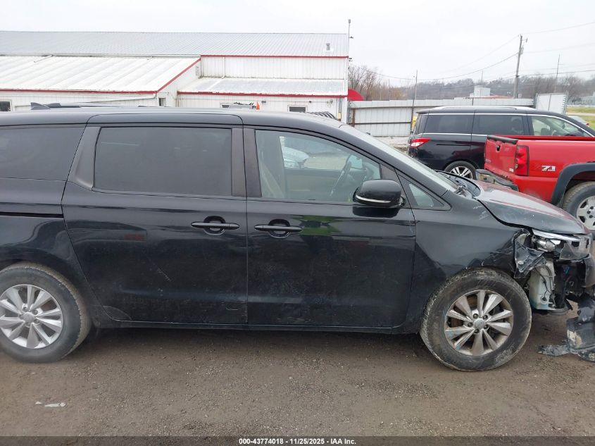 2017 Kia Sedona Lx VIN: KNDMB5C16H6241244 Lot: 43774018